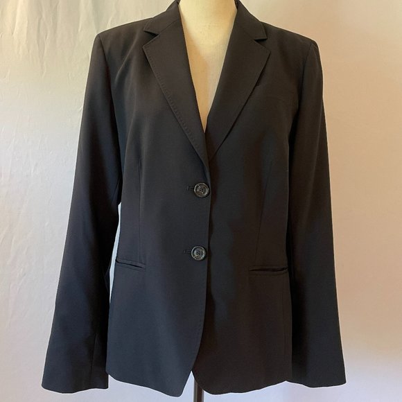 Banana Republic Black Stretch Blazer/Suit Jacket – Size 14 - Picture 1 of 14